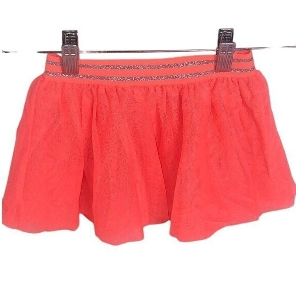 Cat & Jack Bright Orange Tutu Tulle Skirt size 3T‎